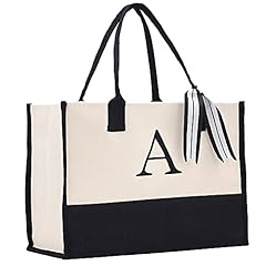 Monogram tote bag for sale  Delivered anywhere in Ireland