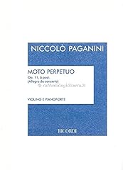 Moto perpetuo op.11 usato  Spedito ovunque in Italia 