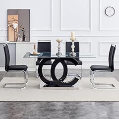 Ebullient glass dining for sale  Delivered anywhere in USA 