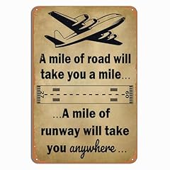 Aviation metal sign for sale  Delivered anywhere in USA 