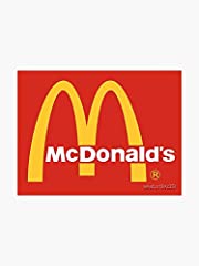 Mcdonalds logo sticker for sale  Delivered anywhere in USA 