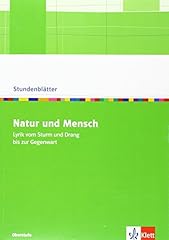 Natur mensch lyrik gebraucht kaufen  Wird an jeden Ort in Deutschland