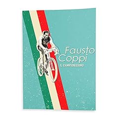 Poster fausto coppi usato  Spedito ovunque in Italia 