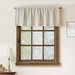 Faux linen valance for sale  Delivered anywhere in USA 