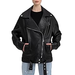 Oversized leather jacket for sale  Delivered anywhere in USA 