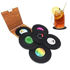 Sottobicchieri colorati vinile usato  Spedito ovunque in Italia 