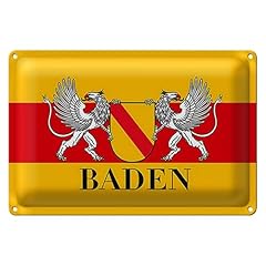 Blechschild baden wappen gebraucht kaufen  Wird an jeden Ort in Deutschland