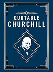 Quotable churchill inspiring for sale  Delivered anywhere in UK