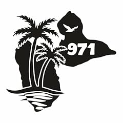 Sticker guadeloupe autocollant d'occasion  Livré partout en France