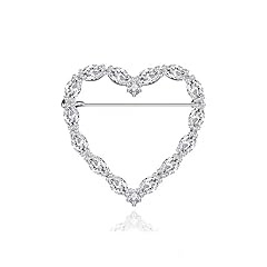 Silver heart shaped for sale  Delivered anywhere in USA 