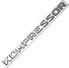 Kompressor chrome badge for sale  Delivered anywhere in Ireland
