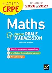Mathématiques crpe 2025 d'occasion  Livré partout en France