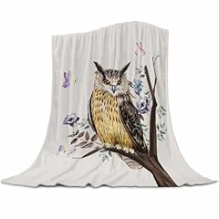 Gaakvrr owl blanket for sale  Delivered anywhere in UK