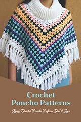Crochet poncho patterns for sale  Delivered anywhere in UK