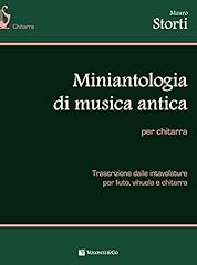 Miniantologia musica antica usato  Spedito ovunque in Italia 