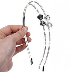2pcs rhinestone headband for sale  Delivered anywhere in UK