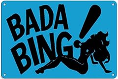 Sopranos Bada Bing Tin Wall Sign Painting Vintage Hanging for sale  Delivered anywhere in USA 