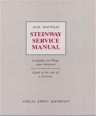 Steinway service manual for sale  Delivered anywhere in Ireland