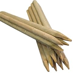 Rounded wooden stake for sale  Delivered anywhere in UK