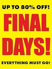 Final days full for sale  Delivered anywhere in USA 