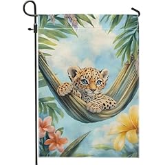 Leopardenbär gartenflagge nie gebraucht kaufen  Wird an jeden Ort in Deutschland