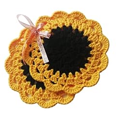 Crochet coasters handmade for sale  Delivered anywhere in USA 