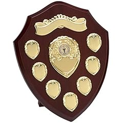 Wooden trophy shield for sale  Delivered anywhere in UK