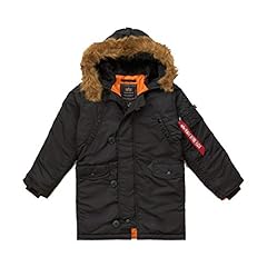 Alpha Industries Boys' N-3B Parka (YL, Black) for sale  Delivered anywhere in USA 