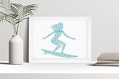 Personalised female surfer for sale  Delivered anywhere in UK