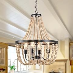 Beaded chandelier farmhouse for sale  Delivered anywhere in USA 