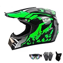 Set casco motocross usato  Spedito ovunque in Italia 