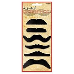 Black false moustaches for sale  Delivered anywhere in UK