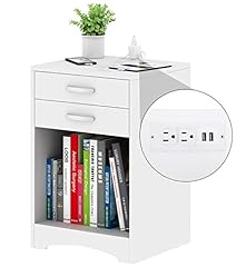Hoseoka white nightstand for sale  Delivered anywhere in USA 