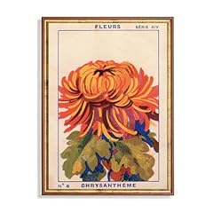 Vintage chrysanthemum poster for sale  Delivered anywhere in UK
