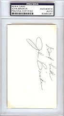 John brisker autographed for sale  Delivered anywhere in USA 