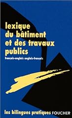 Lexique batiment travaux d'occasion  Livré partout en France