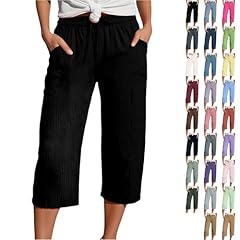 Cropped trousers women for sale  Delivered anywhere in UK