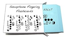 Saxophone fingering flashcard for sale  Delivered anywhere in UK