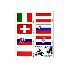 Stickers adesivi bandiere usato  Spedito ovunque in Italia 
