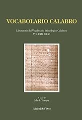 Vocabolario calabro. laborator usato  Spedito ovunque in Italia 