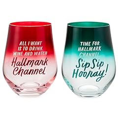 Hallmark channel stemless for sale  Delivered anywhere in USA 