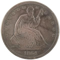 1864 seated liberty for sale  Delivered anywhere in USA 