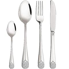Piece silverware flatware for sale  Delivered anywhere in USA 