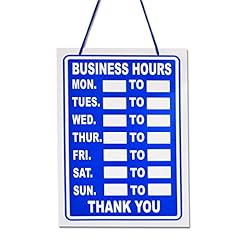 Business hours sign for sale  Delivered anywhere in Ireland