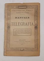 Manuale telegrafia. usato  Spedito ovunque in Italia 