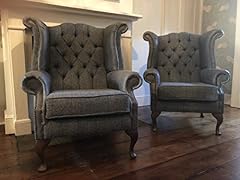 Pair chesterfield queen for sale  Delivered anywhere in UK