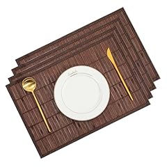 Chryeiiu bamboo placemats for sale  Delivered anywhere in USA 