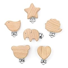 Stück schnullerclip holz gebraucht kaufen  Wird an jeden Ort in Deutschland