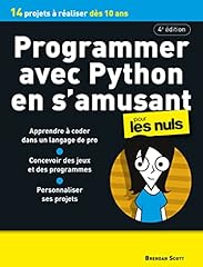 Programmer python amusant d'occasion  Livré partout en Belgiqu