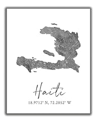 Haiti map wall for sale  Delivered anywhere in USA 